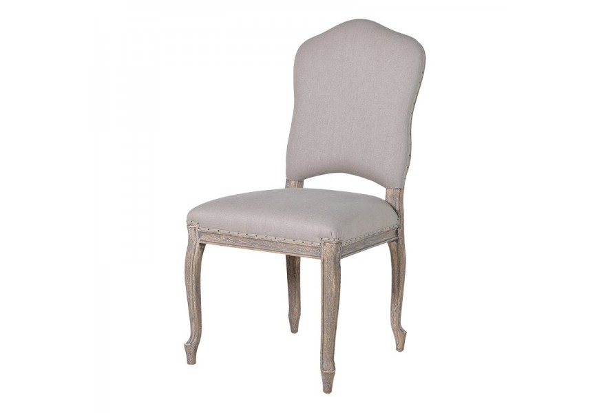 Štýlová čalúnená jedálenská stolička Isabelle béžová 101,5cm