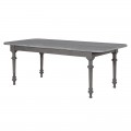 Štýlový šedý jedálenský stôl Gent