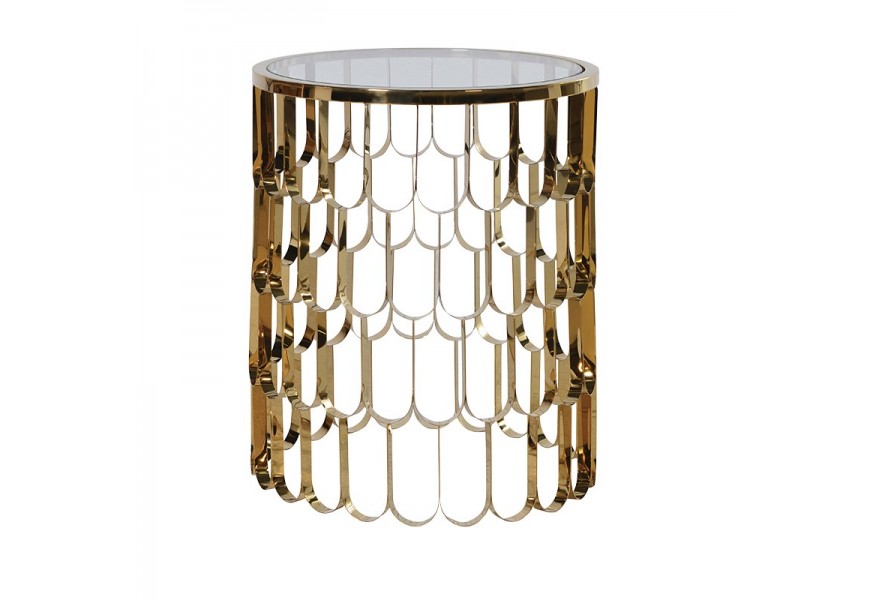 V&yacute;nimočn&yacute; pr&iacute;ručn&yacute; stol&iacute;k v &scaron;t&yacute;le Art-Deco