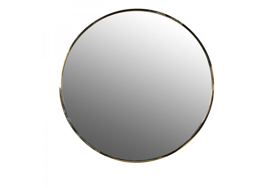 Minimalistické okrúhle nástenné zrkadlo 70cm