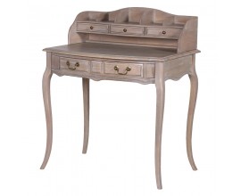 Štýlový vidiecky rustikálny dámsky písací stôl Antic Gris