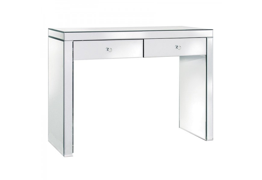 Štýlový zrkadlový toaletný stolík Granada s dvoma zásuvkami