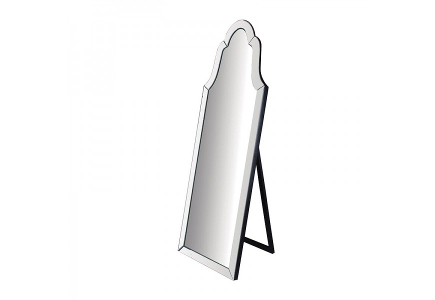 Luxusné stojace zrkadlo s klenutým rámom Amélie