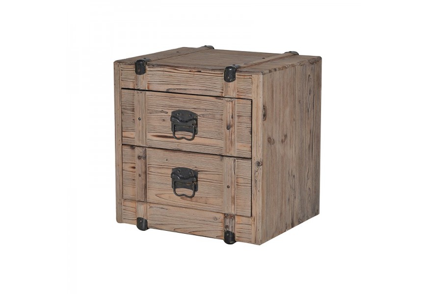 &Scaron;t&yacute;lov&yacute; industri&aacute;lny nočn&yacute; stol&iacute;k BRETON z mas&iacute;vu