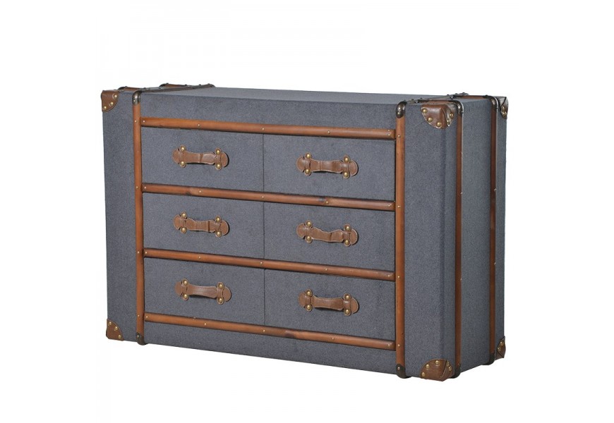 Koloni&aacute;lna &scaron;ed&aacute; komoda WARRINGTON