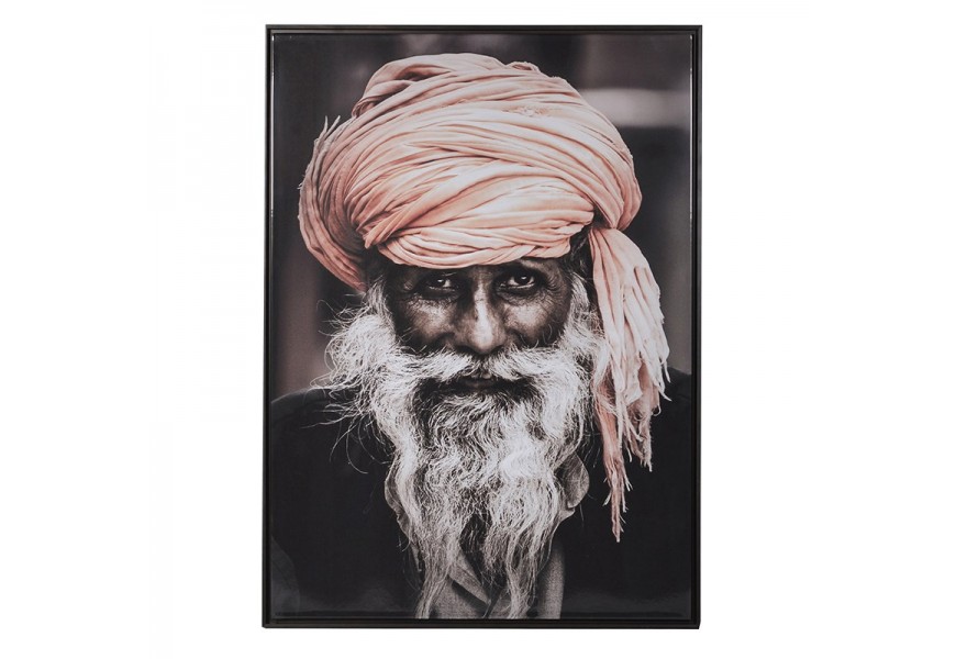 Luxusný a štýlový veľký  indický obraz