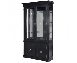 Masívna presklená vitrína Wielton Nero