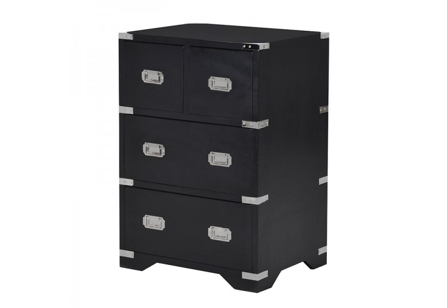 Štýlový art-deco nočný stolík Wielton Nero