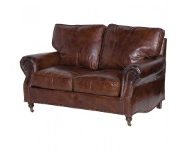Luxusná kožená vintage sedačka Clifford 150cm z pravej kože