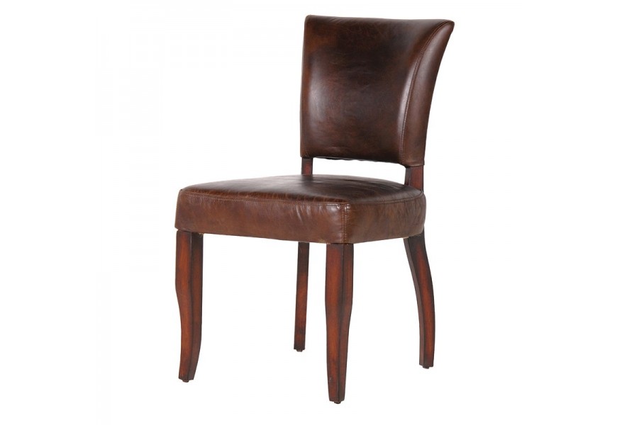 Luxusná jedálenská stolička Paulette kožená