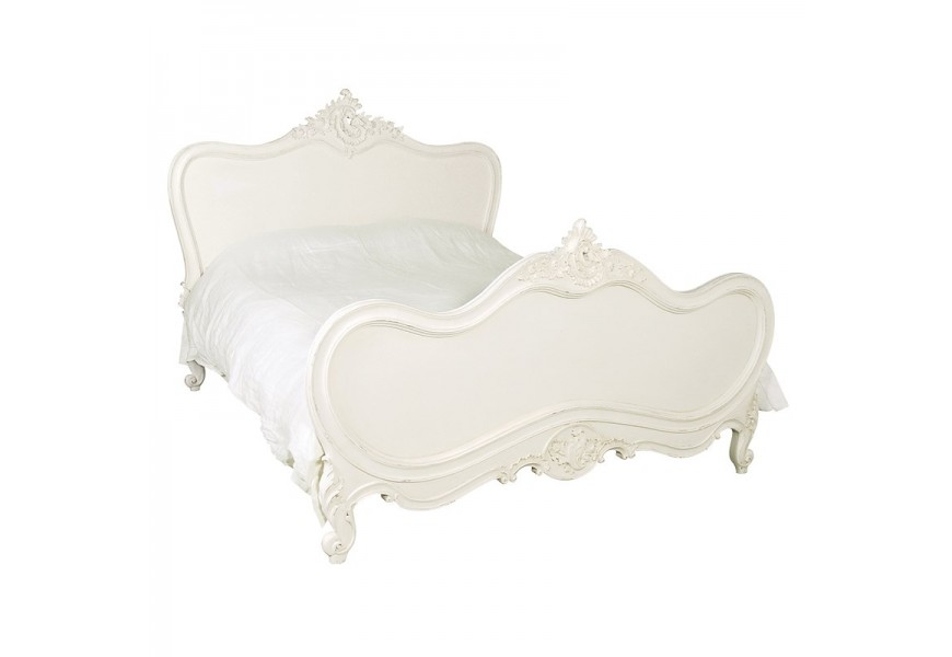 Luxusná provensálska posteľ Antic Blanc 209x180