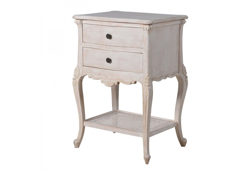 Štýlová vintage nočný stolík Miel Campo