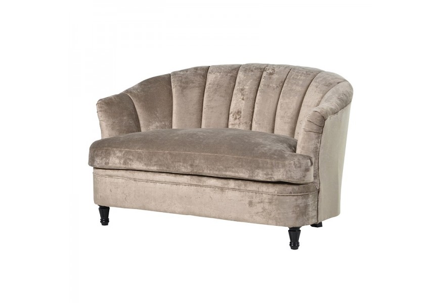 &Scaron;t&yacute;lov&aacute; b&eacute;žov&aacute; zamatov&aacute; sedačka Lienza 135cm