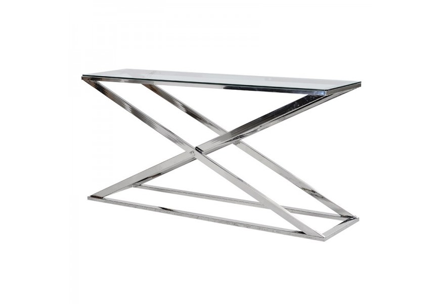 Luxusn&aacute; art-deco konzola Cromia 152cm