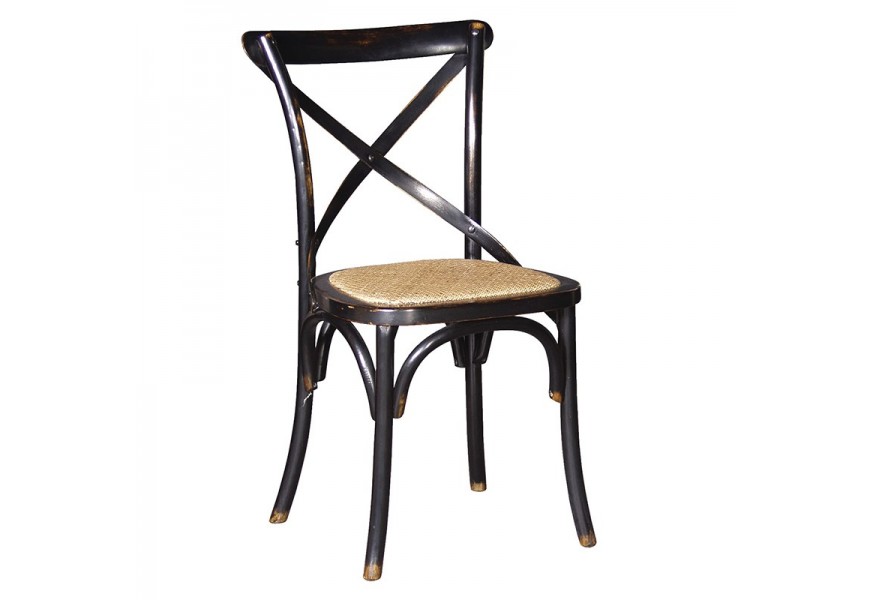 Masívna vintage stolička z ohýbaného dreva Maurice