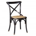 Masívna vintage stolička z ohýbaného dreva Maurice