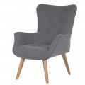 Dizajnová retro stolička sivá Soren