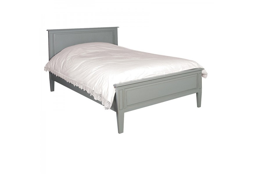 Dizajnová vidiecka posteľ Riva Gris 90cm