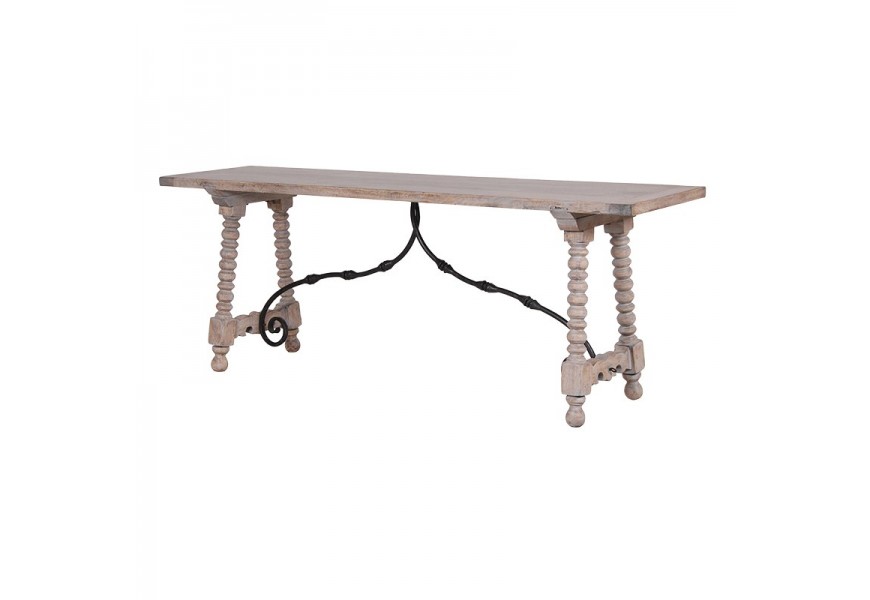 Vidiecky konzolový stolík NATURE 209cm