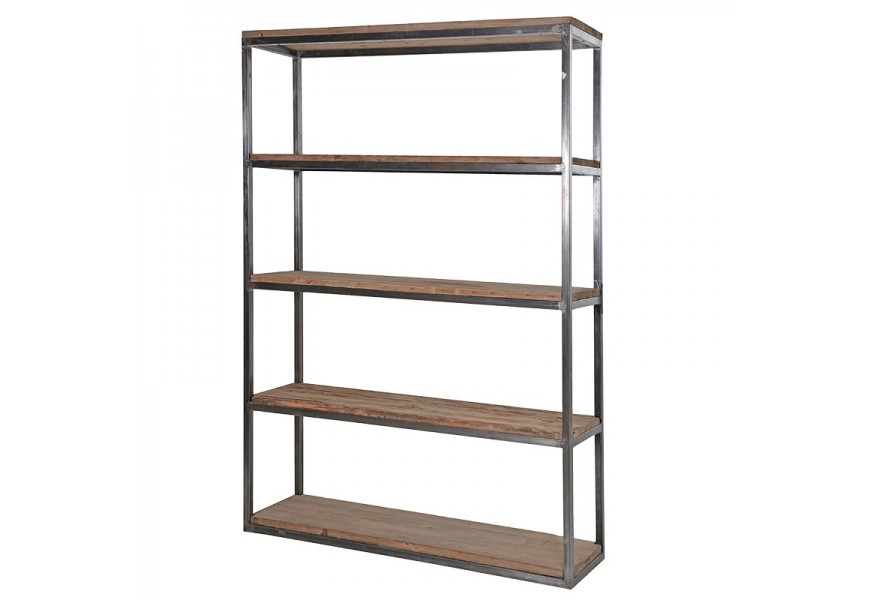 Štýlový masívny regál KOLONIAL II vo vidieckom štýle