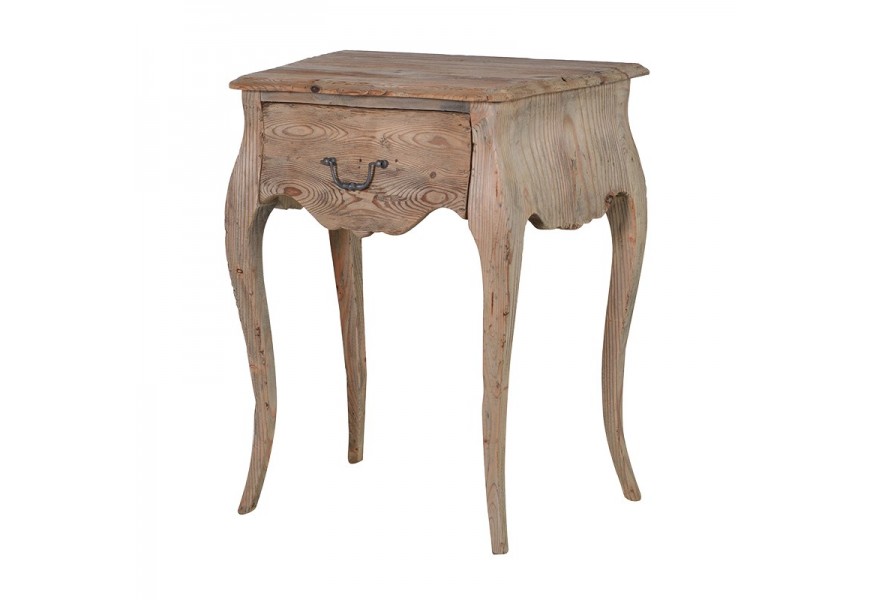 Štýlový masívny nočný stolík KOLONIAL