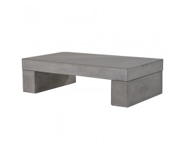 Moderný konferenčný stolík Cementia z betónu sivý obdĺžnikový 110cm