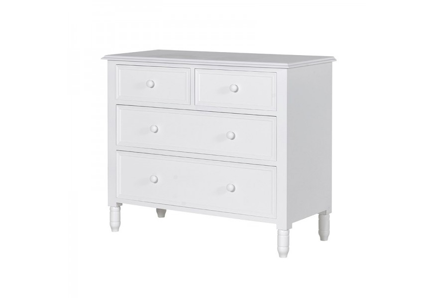 Biela provens&aacute;lska komoda Blanc Clair