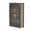 Čierna dekoračná kniha Antigue 24x16cm