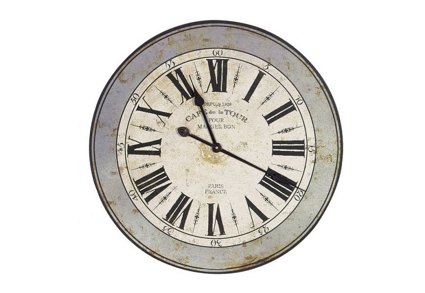Vintage nástenné hodiny Paris 60cm
