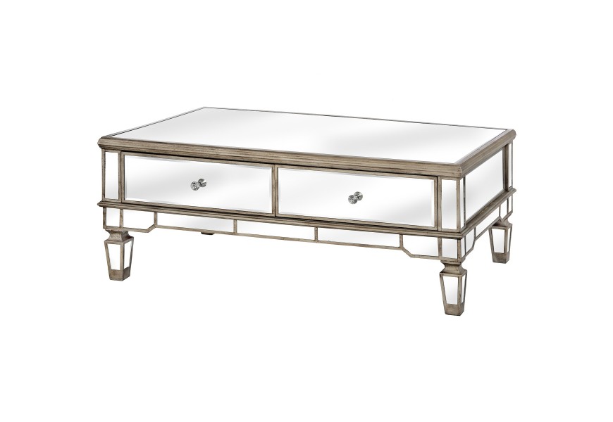 Luxusný zrkadlový konferenčný stolík BELFRY