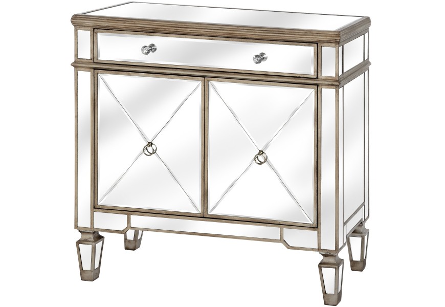 Luxusný dvojdverový zrkadlový príborník BELFRY