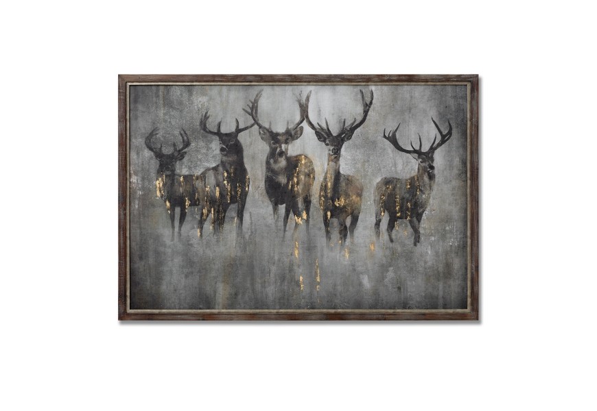 Luxusn&aacute; olejomaľba Stag 100x105