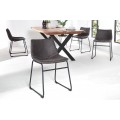 Dizajnová stolička Django šedá