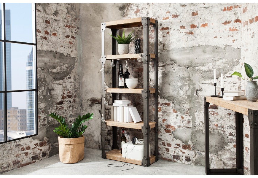 &Scaron;t&yacute;lov&aacute; industri&aacute;lna knižnica Factory 180cm