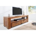 Štýlový moderný TV stolík vyrobený z masívneho palisandrového dreva