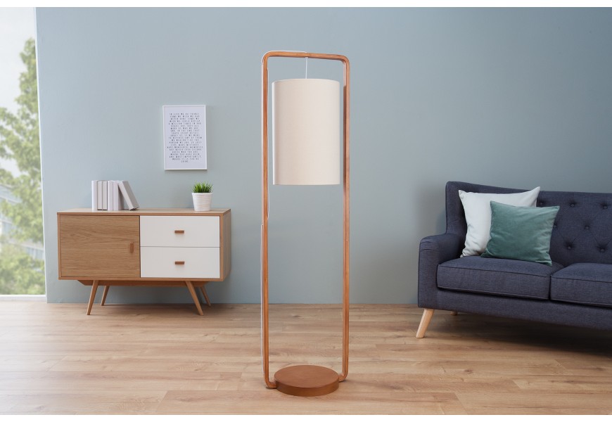 Dizajnov&aacute; stojaca lampa Scandinacia natur