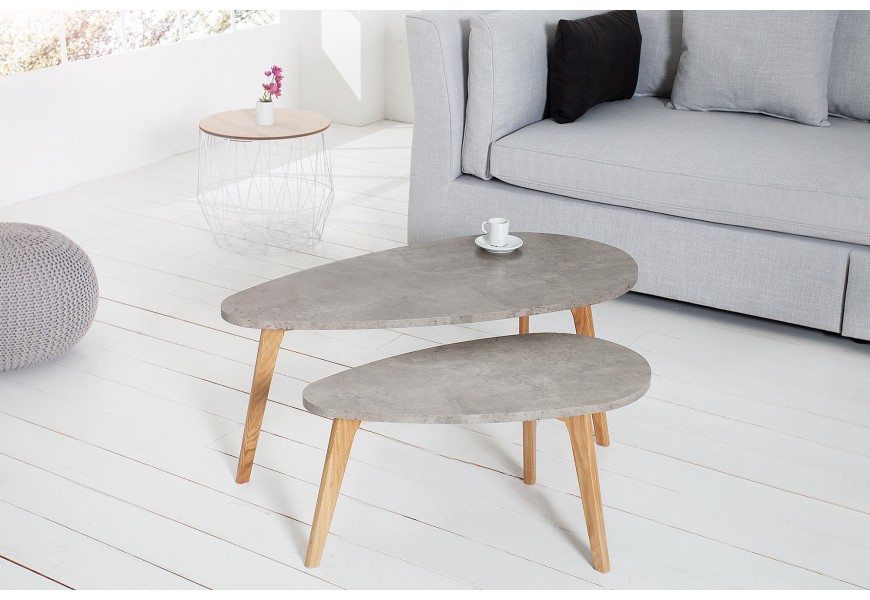 Set dvoch jedinečných stolíkov do moderne zariadených domácností