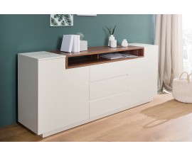 Dizajnový príborník Kingdom 180cm biely