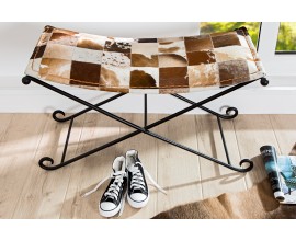 Luxusná kožená lavica RODEO 90cm