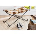 Luxusn&aacute; kožen&aacute; lavica RODEO 90cm