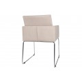 Elegantná dizajnová stolička Bari béžová