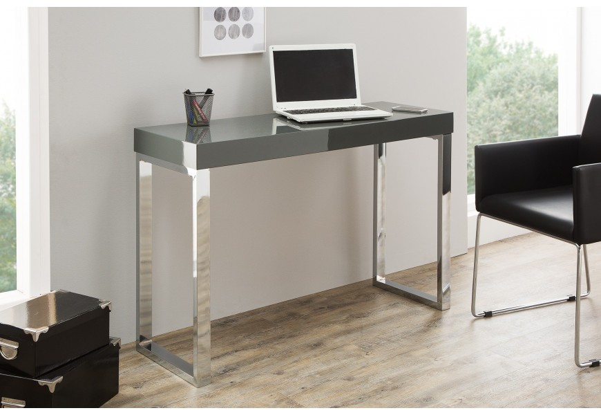 Luxusný jedinečný pracovný stôl Laptop sivá
