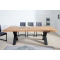 Luxusný masívny jedálenský stôl Thor v industriálnom štýle 240cm