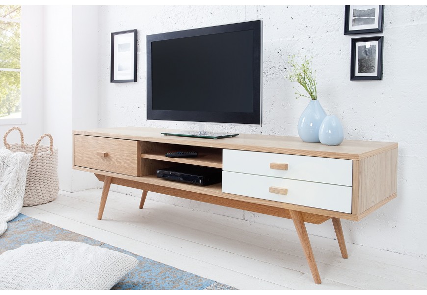 Štýlový retro TV stolík Tarvos 155cm