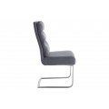 Štýlová jedálenská stolička Comfort Vintage sivá