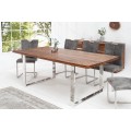 Dizajnový jedálenský stôl z masívneho dreva Goon v šírke 160cm