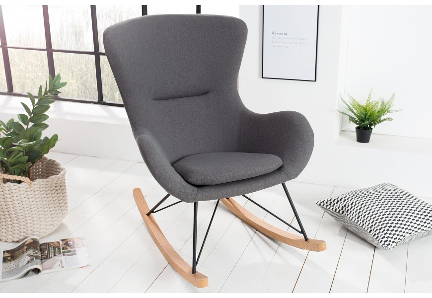 &Scaron;t&yacute;lov&eacute; hojdacie kreslo Foamin siv&eacute;