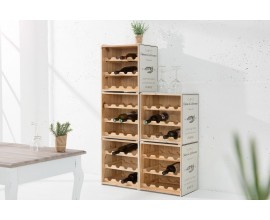 Štýlová provensálska vinotéka Maison Belle sivá