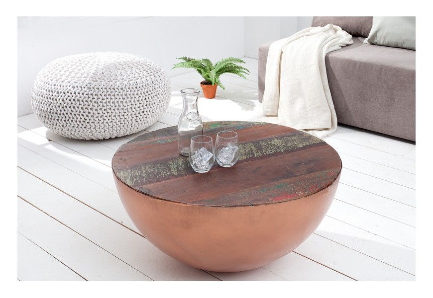 Dizajnový konferenčný stolík Jakarta z recyklovaného dreva