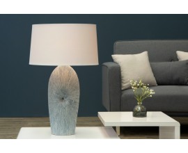 Dizajnová stolná lampa Maritim biela